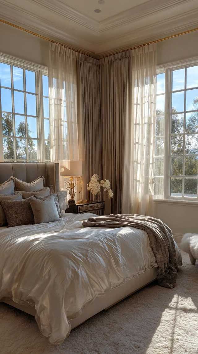 Luxury Bedroom in California with Stunning Views