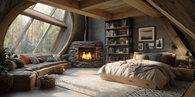 Cozy Bedroom Interior Design Rustic Aesthetic