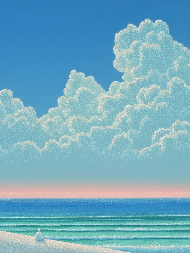 Tranquil Beach Scene Peace and Harmony