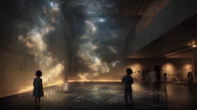 Milky Way Interior Tadao Ando Style