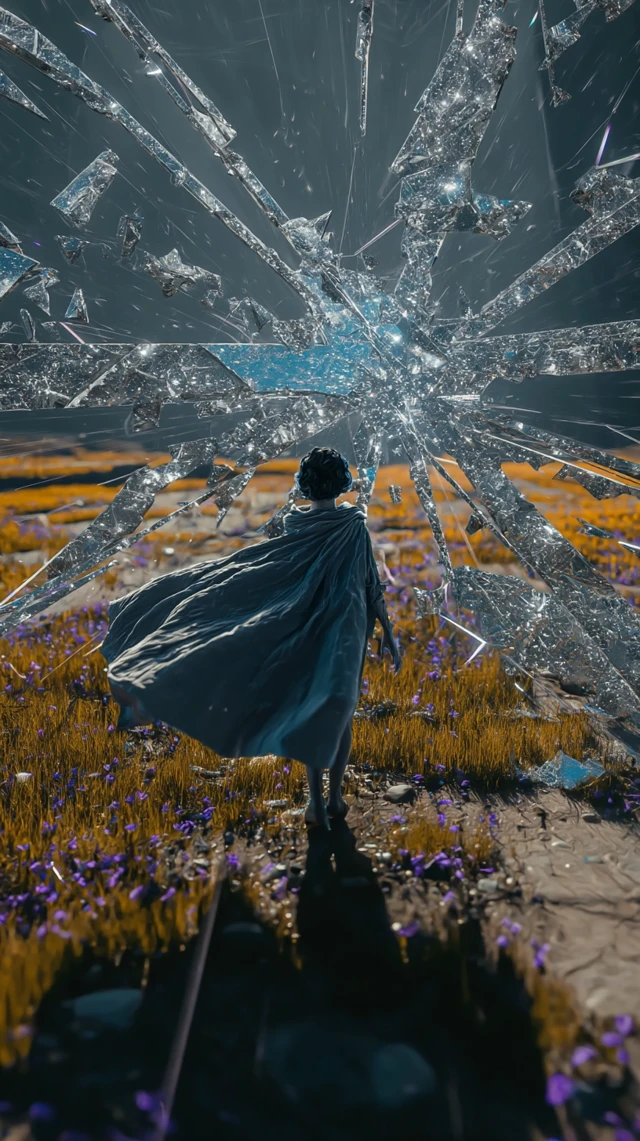 Fantasy Epic Scene with Magical Aura
