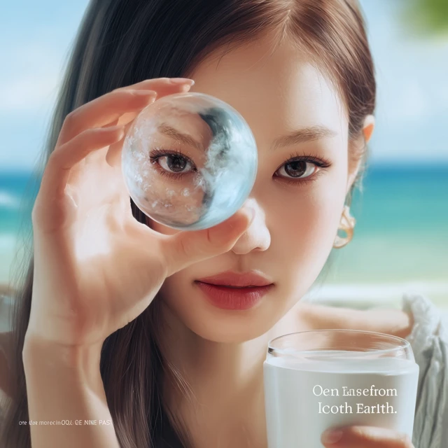 Jennie Ice Ball Clarity Awareness Summer Beach