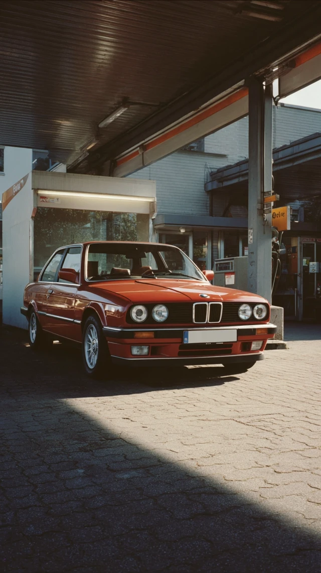 BMW 1980s Classic Car Garage Munich