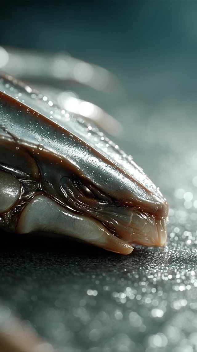 Alien Material Design A Dark Futuristic Object