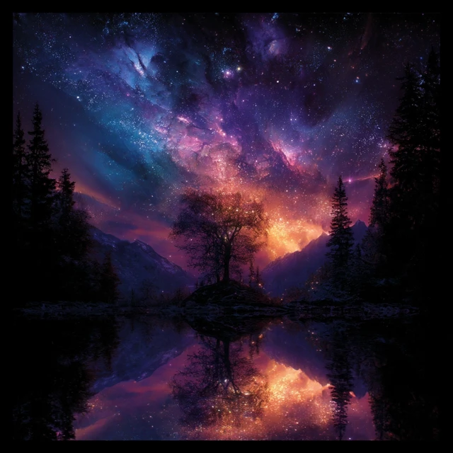 Galaxy of Dreams Vibrant Fantasy Art