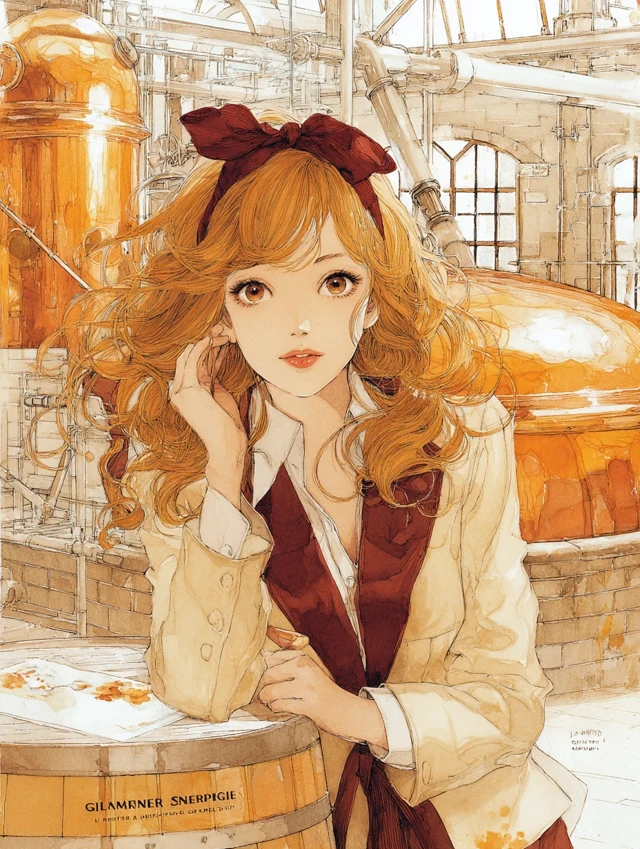 Anime Whiskey Glenmorangie Premier Selection Illustration