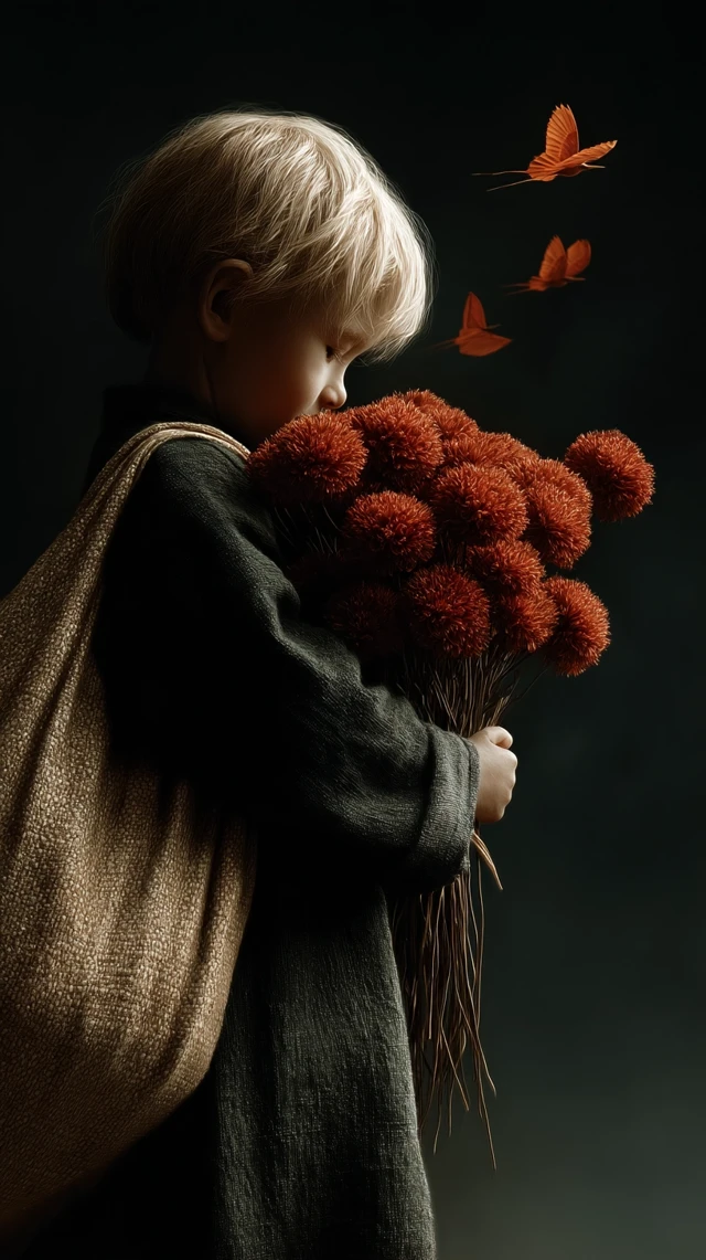 Little Prince and Roses Childrens Illustration