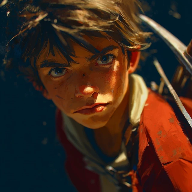 Jerry Banks Determined Teenager With Sword Art
