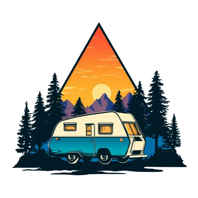 Telegram Camping Travel Group Logo
