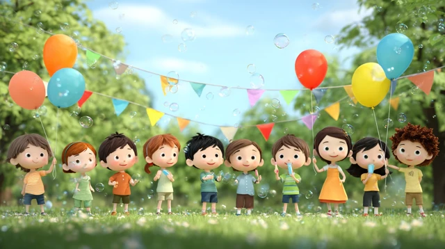 Childrens Day Celebration in Sunny Park