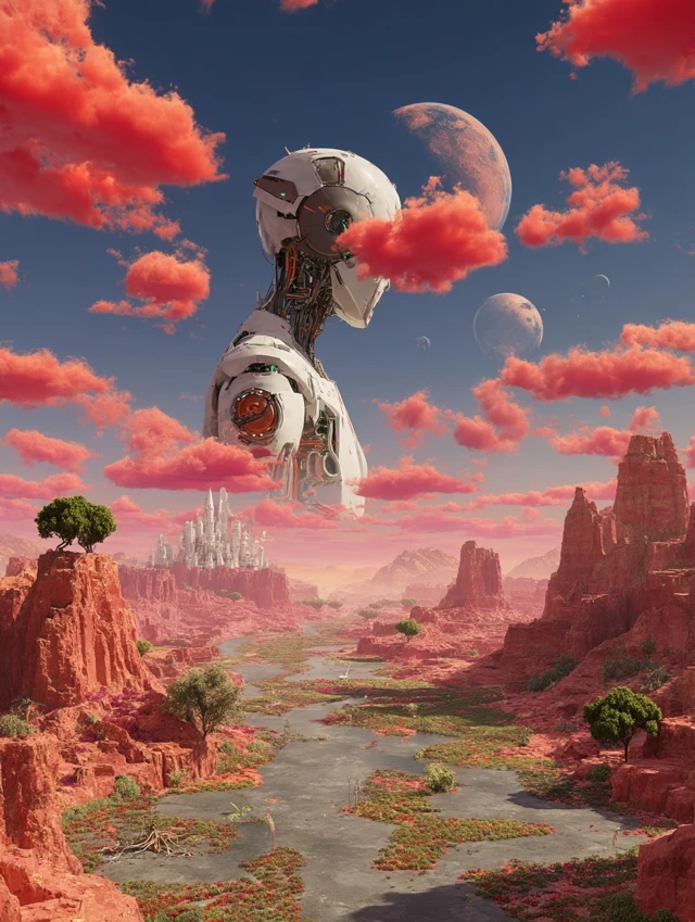 AI Prometheus Journey Fantasy Landscape