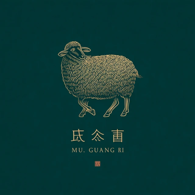 Elegant Sheep Logo Design for Premium Food Brand