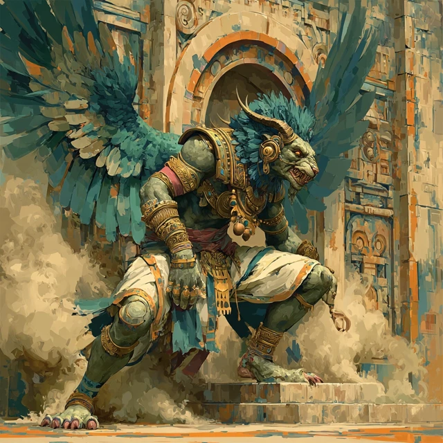 Pazuzu Demonic Deity Digital Painting Ancient Art