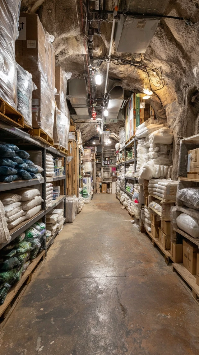 Underground Bunker Storage Room