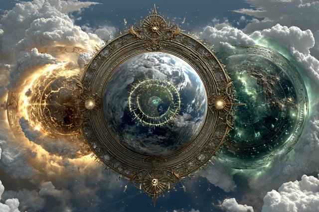 Celestial Fantasy Art Planets Mythology