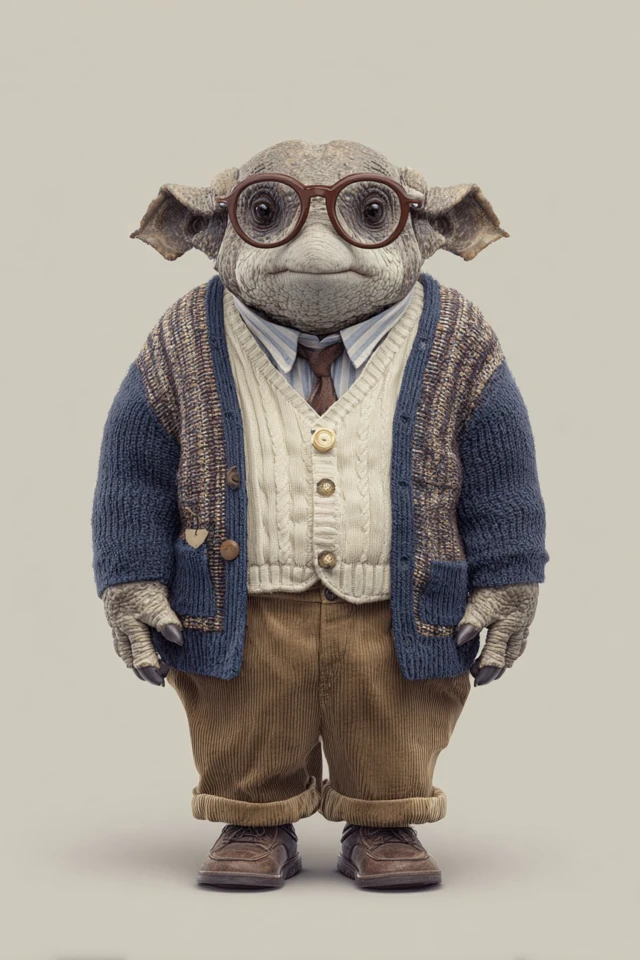 Geeky Frog Realistic Animal Photograph