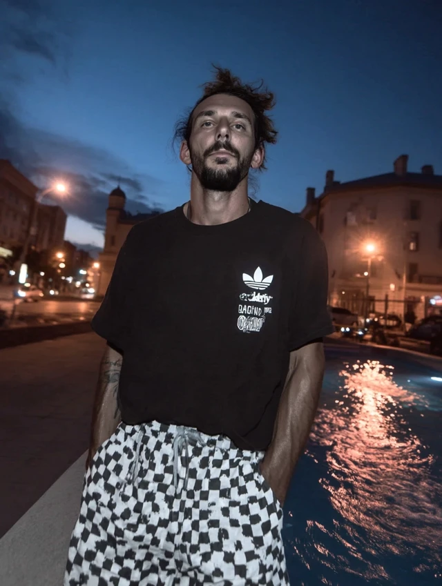 Streetwear Fashion Photo Blue Hour