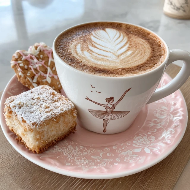 Ballerina Cappuccino Coffee Art Delightful Drink