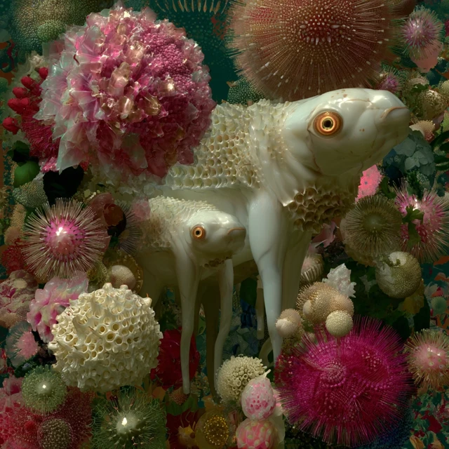 Alien Life Forms Scientific Illustration Ernst Haeckel Style