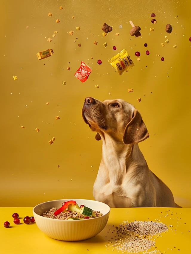 Dog Food Photography Magical Studio Scene