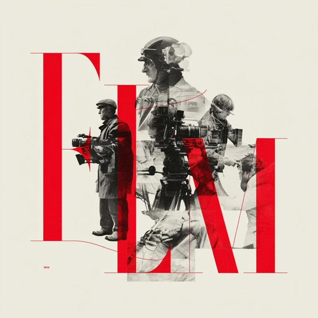 FILM Typography Poster for TED Talks Cinema Event