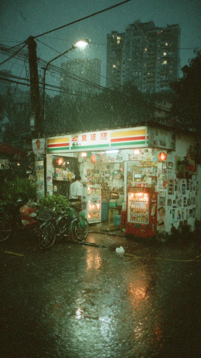 Late Night Convenience Store Kuala Lumpur 1996
