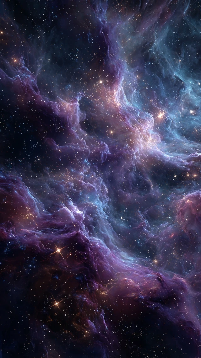 Vibrant Nebula Deep Space Galaxy Wallpaper