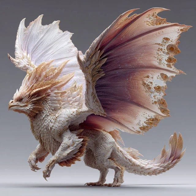 Majestic Fantasy Dragon Creature Concept Art