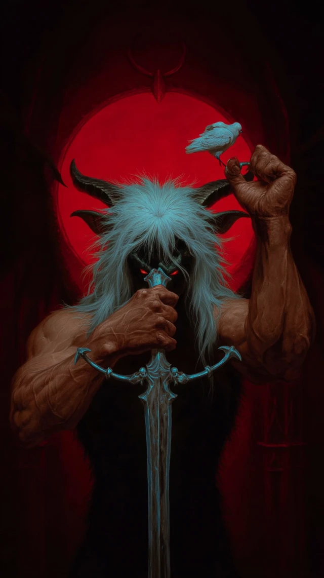 Intricate Demon Art Dark Fantasy