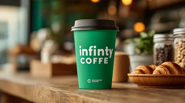 Imbity Coffee Brand Logo Design