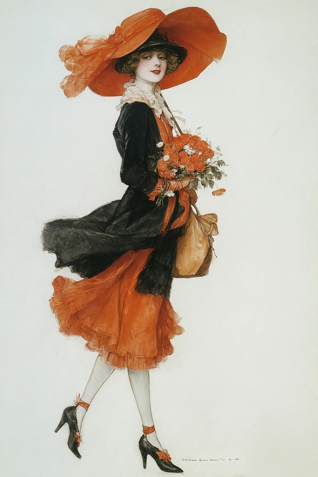 Vogue Magazine Cover May 1 1915 Vintage Art