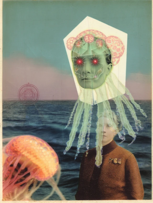 Ethereal Jellyfish Deity 1930s Art