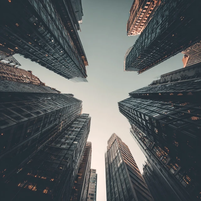 Urban Architecture Skyscrapers Looking Up Photography