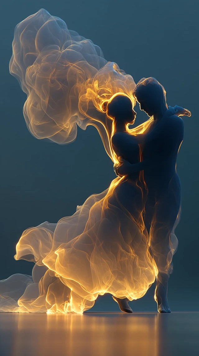 Smoke Dancers Salsa: Abstract Art