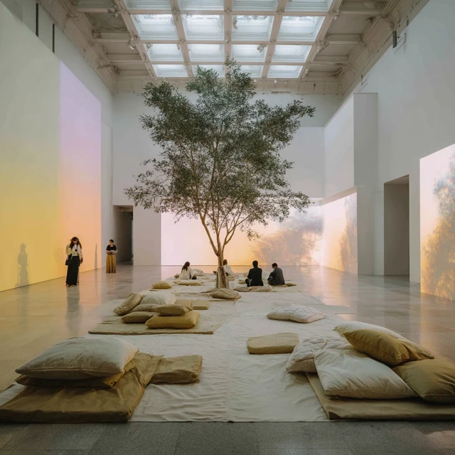 Art Museum Installation Relaxing Experience