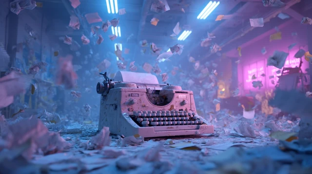 Glitching Robot Machine Overload Chaos