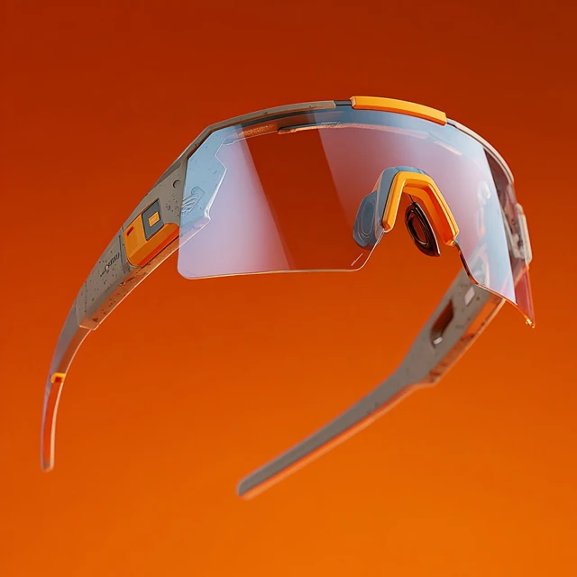 Sport Sunglasses Industrial Design Wide View Sporty