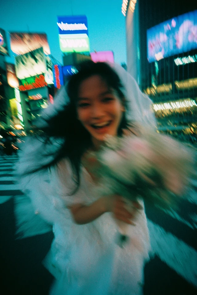 Eloped Bride in Shibuya Dawn Photography