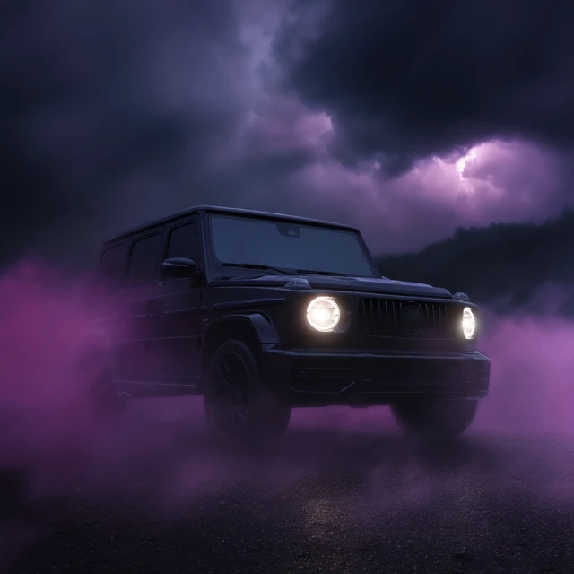 Mercedes G-Class BRABUS in a Storm