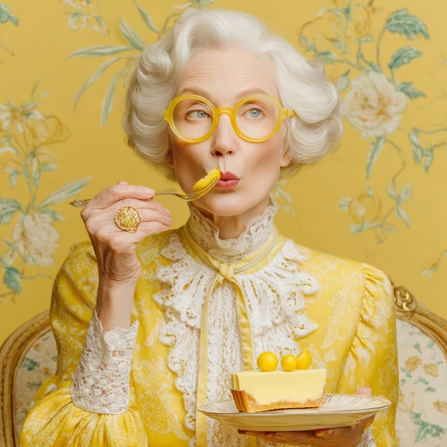 Luxury Gourmet Food Photography Lemon Tart