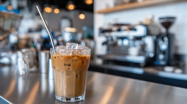Delicious Iced Coffee Food Photo