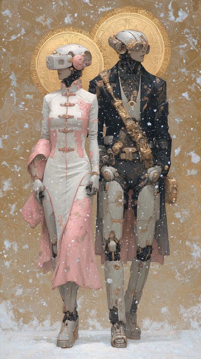 Cyborgs in Snow: Sci-Fi Art by Denis Sarazhin