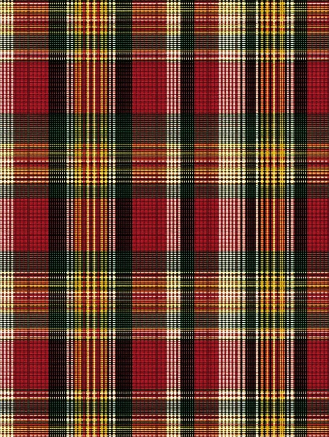 Vibrant Tartan Pattern Mackenzie Childs Style