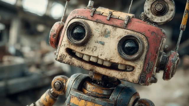 Man and Machine Cinematic Still 8K HDR