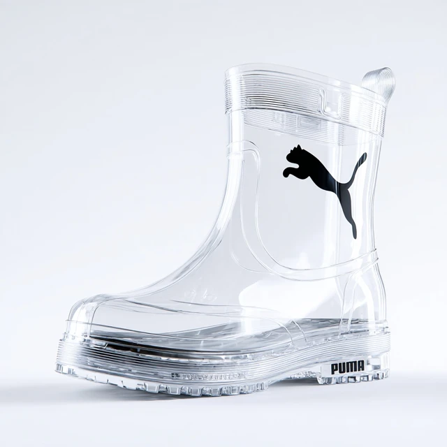 Transparent Puma Boot Product Photography