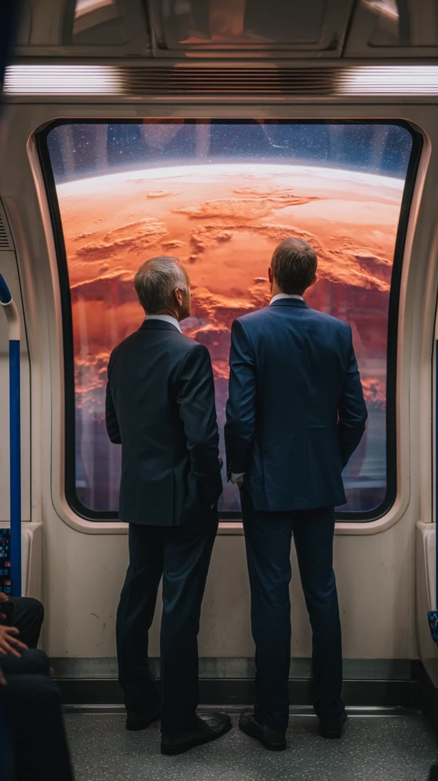 London Commuters on Mars Journey