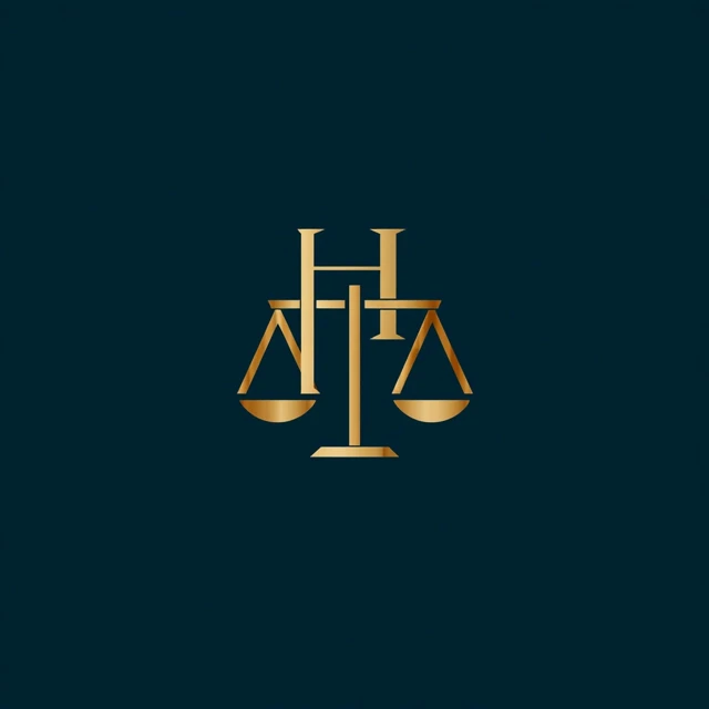 HILSCHER LAW FIRM Logo Elegant Modern Design