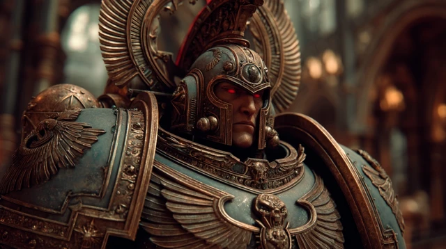 Horus Primarch Warhammer 40k Epic 8k Art