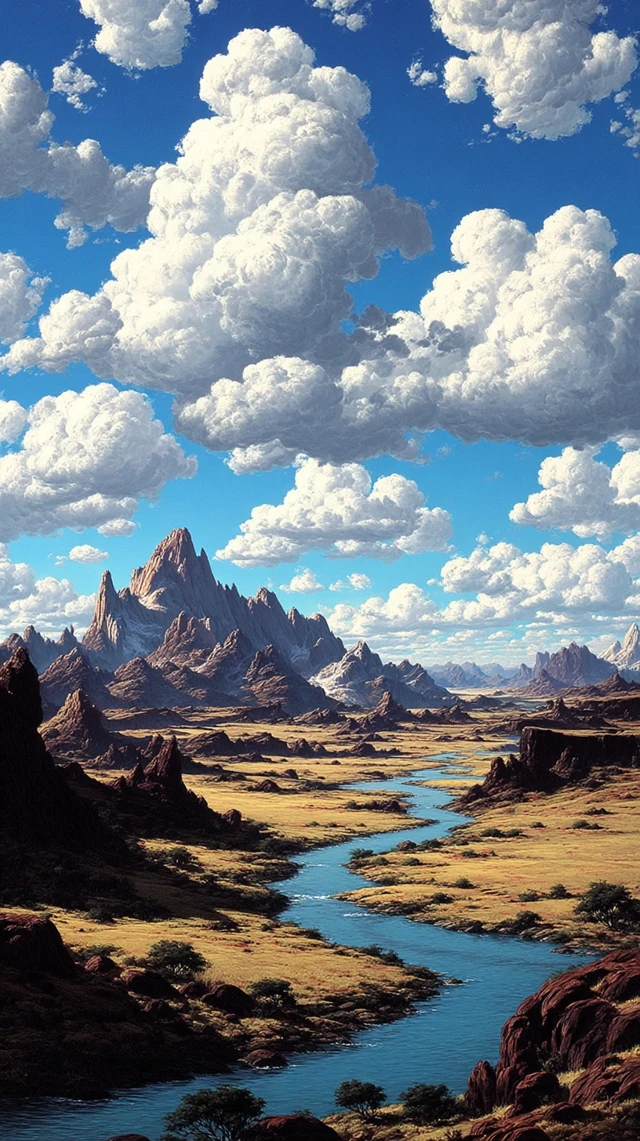 Patagonia Mountains River Surreal Photography