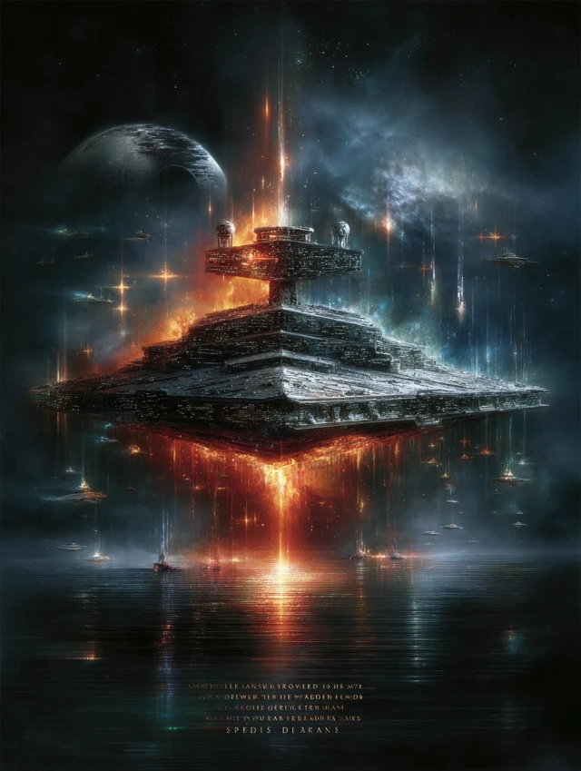Star Destroyer Artwork Star Wars Movie Poster